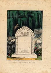The Soldiers Grave, pubi. kirjoittanut Currier & Ives, n. 1862