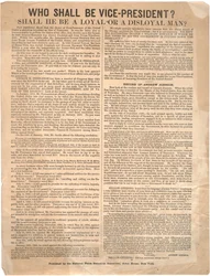 Kenestä tulee varapuheenjohtaja? George Pendleton vs. Andrew Johnson (1864 vaalit), 1864