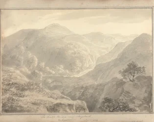 Näkymät Englannissa, Skotlannissa ja Walesissa: Paholaisen silta lähellä Aberystwithia, Cardiganshire, syyskuu 1804