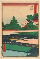 Ichigaya Hachiman sarjasta 100 Views of Edo