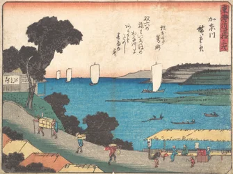Kanagawa, vai mitä? 1838. , hyttynen. 1838.