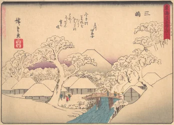 Mishima, sarjasta The Fifty-three Stations of the Tokaido Road, 1900-luvun alku.