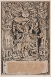 Nimisivu ja vinjetti "Faustin" painokselle, München 1884