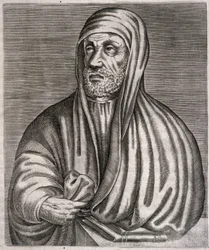 Abu Ali al-Husain ibn Abdallah ibn Sinan muotokuva nimeltä Avicenna (kaiverrus)