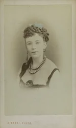 Cora Pearlin muotokuva 1836-1886, noin 1865.