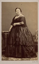 Oopperalaulaja Marietta Albonin muotokuva 1826-1894, 1862.