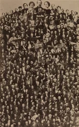 Napoleon III:n keisarillinen tuomioistuin, n. 1866, painettu 1940-luvulla.
