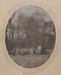 Village Scene (Etelä-Ranska)