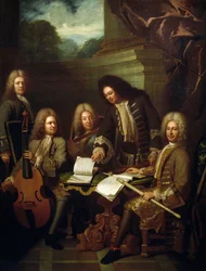 Säveltäjä Michel de la Barre ohjaa Marin Marais