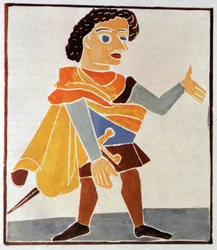 Kirjallisuus. Panurge. Andre Derainin kuvitus: Rabelais (1532), Ranska.