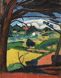 Paysage Provencal (öljy kankaalle)