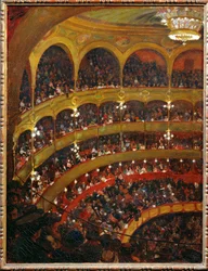 Concert Colonne, Pariisi (maalaus kankaalle)