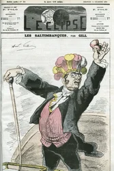 Sarjakuva "The Saltimbanks", "" rip! Älä taistele! "", sarja šarlataaneista. Kansi "" L