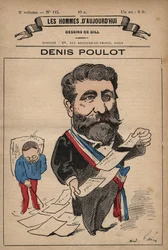 Sarjakuva Denis Poulotista 1832-1905 Les Hommes d