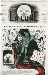 Sarjakuva "La last mort de Rocamole" ja sen kirjoittaja Pierre Alexis Ponson du Terrail (1829-1871). Gillin sarjakuva elokuvassa "The Moon", 26. elokuuta