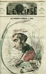 Emile Ollivier (1825-1913), ranskalainen poliitikko. Kansi "" L