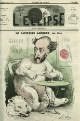 Gustave Lambert, ranskalainen tutkimusmatkailija ja tiedemies. Kansi "" L