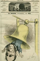 Louis-Joseph Martel (1813-1892), ranskalainen poliitikko. Kansi "" L