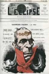 Louis Antoine Garnier-Pages (Garnier Pages) (1803-1878), ranskalainen poliitikko. Kansi "" L