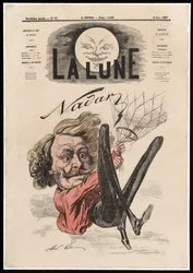 Nadar. Pub. 1867 (värillinen litografia)