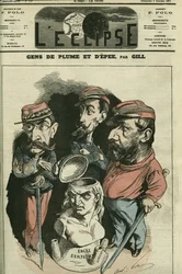 Kynän ja miekan ihmiset: Louis Leon Faidherbe (1818-1889), Ranskan armeija, Camille Cremer (1840-1876), ranskalainen kenraali ja Philippe Toussaint Joseph Bordone (1821-1892), lääkäri ja armeija. Kansi "" L