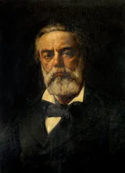 Jules Vallesin muotokuva (1832-1885) Andre Gilin (1840-1885) kirjailija- ja toimittajamaalaus 1881 su. 1,25x1,03 m Pariisi, Musee Carnavalet