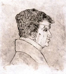 Andre Marie Ampere, omakuva c. 1805-1810 (piirustus)