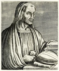 Gregory of Tours ?True Portraits? André Thévet julkaisi vuonna 1594