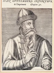 Johann Gutenbergin muotokuva (Mainz, noin 1394-1399-Mainz