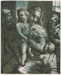 Neitsyt ja lapsi Pyhän Johanneksen, Pyhän Katariinan Sienan ja Pyhän Franciscuksen kanssa