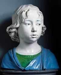 Lapsen pää, Andrea della Robbia (1435-circa 1525).