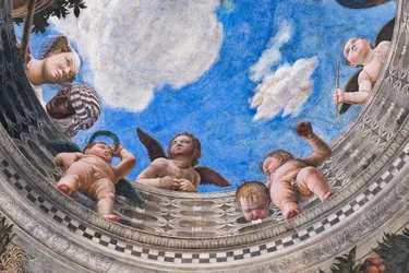 Kaide, hovinainen, hänen musta palvelijansa ja muutamia puttoja, noin 1465-74