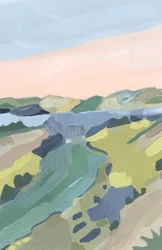 Desert Symphony, 2024 (akryyli paperille)