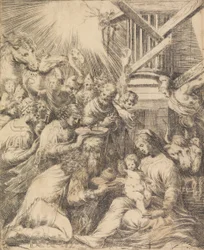 Maagien palvonta, n. 1553-60 .