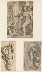 St. Peter and St. John Curing the Lame Man, Neitsyt ja lapsi, n. 1543-60.