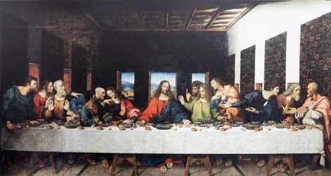 Luostari (Abdij van Tongerlo). Maalaus. Viimeinen ehtoollinen. 1506-1507