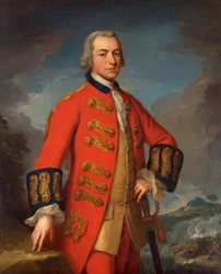 Kenraali Sir Henry Clinton, noin 1760-70 (öljy kankaalle).