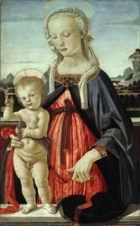 Madonna lapsen kanssa, noin 1470.