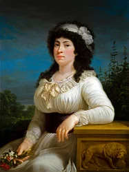 Marianna Movigia Reinan muotokuva (öljy kankaalle)
