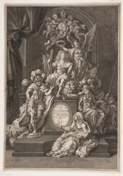 Allegorinen sovitus Christian Gyldenløven kanssa