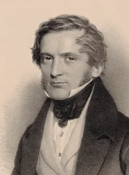 Säveltäjä Franz Lachnerin muotokuva 1803-1890, 1830.