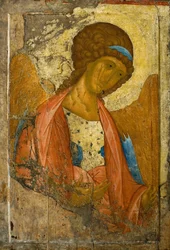Arkkienkeli Mikael. Deisus -leuasta (rivi) (Zvenigorodsky)