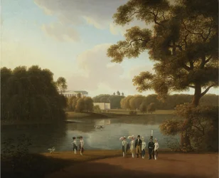Näkymä Cameron-galleriaan Tsarskoje Selossa, 1815