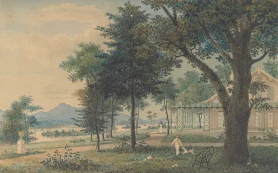 Tutkielma maisemapuutarhanhoidon teoriasta ja käytännöstä, 1841.