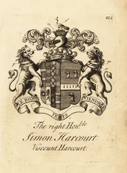 Oikeiston vaakuna, kunnianarvoisa Simon Harcourt