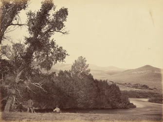 Lautanen 20. Laramie-joen lähde, 1869 (kuva).