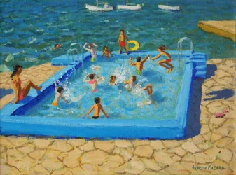 Blue pool, Vrsar, Kroatia, 2017,