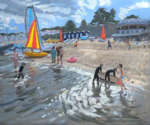 Purjeveneet, 2009 (öljy kankaalle)