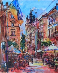 Vilkas ukrainalainen katu