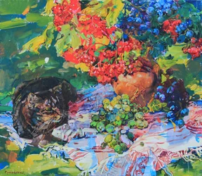 Tabby-kissa: Syksyn sato